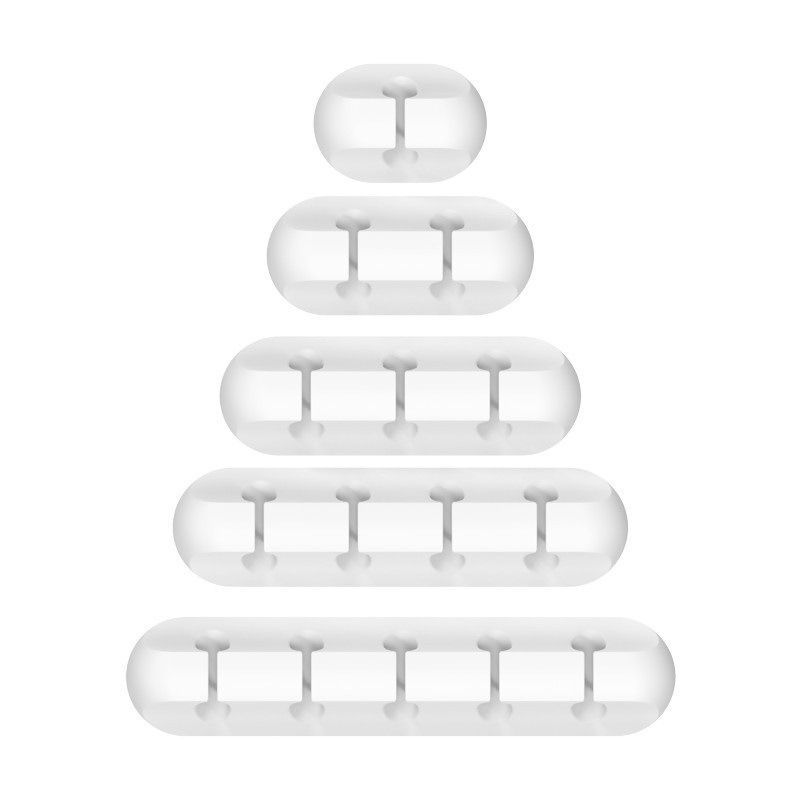 Creative silicone storage hub charging cable organize data cable holder mobile phone desktop cable organizer - Image 5