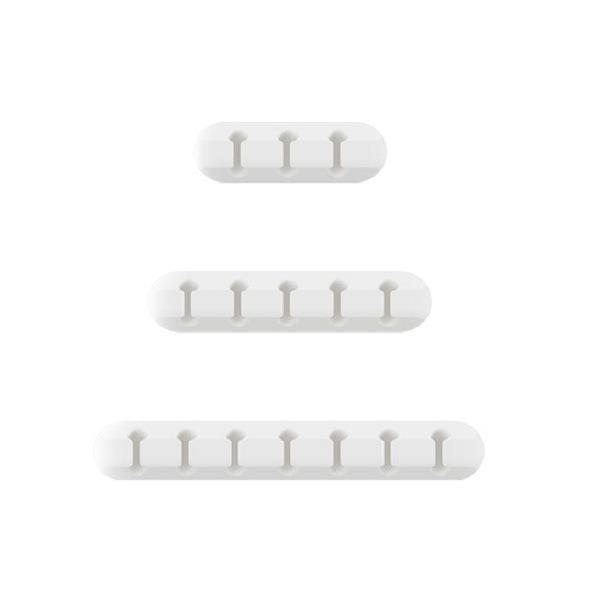 Creative silicone storage hub charging cable organize data cable holder mobile phone desktop cable organizer - Image 8