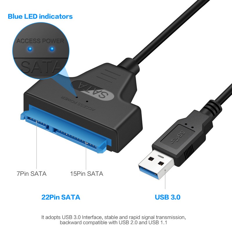 SATA Easy Drive Cable 2.5-inch Hard Disk Cable USB3.0 to SATA Easy Drive Cable SATAIII - Image 4
