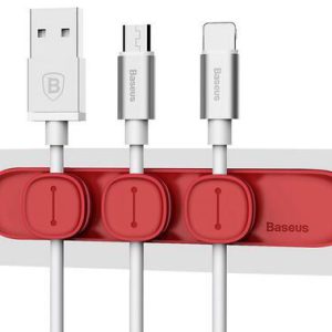 531271146 Baseus Pea Magnetic Cable Clamp USB Cable Manager Clip Desktop Charging Cable Winder