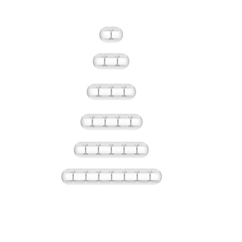 Creative silicone storage hub charging cable organize data cable holder mobile phone desktop cable organizer - Image 4